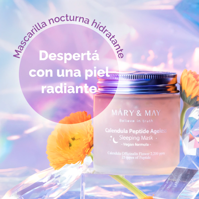 VEGAN CALENDULA PEPTIDE AGELESS SLEEPING MASK